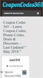 Mobile Screenshot of couponcodes365.us